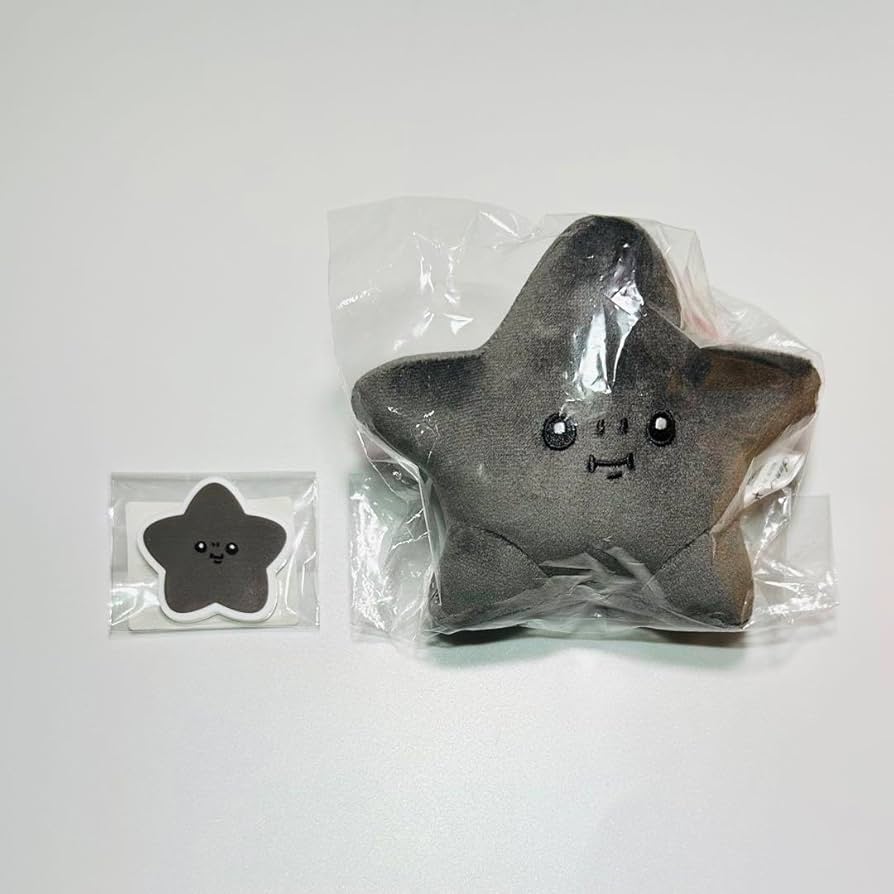 Amazon.co.jp: ハチワレ 黒い流れ星 ぽてたま ぬいぐるみ